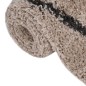 vidaXL Teppich Shaggy Hochflor Beige und Anthrazit 200x290 cm vidaXL Teppich Shaggy Hochflor Beige und Anthrazit 200x290 cm
