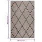 vidaXL Teppich Shaggy Hochflor Beige und Anthrazit 200x290 cm vidaXL Teppich Shaggy Hochflor Beige und Anthrazit 200x290 cm