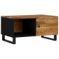 vidaXL Couchtisch 80x50x40 cm Massivholz Mango & Holzwerkstoff vidaXL Couchtisch 80x50x40 cm Massivholz Mango & Holzwerkstoff