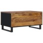 vidaXL Couchtisch 80x50x40 cm Massivholz Mango & Holzwerkstoff vidaXL Couchtisch 80x50x40 cm Massivholz Mango & Holzwerkstoff