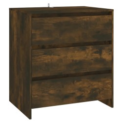 vidaXL Sideboard Räuchereiche 70x41x75 cm Holzwerkstoff