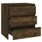 vidaXL Sideboard Räuchereiche 70x41x75 cm Holzwerkstoff vidaXL Sideboard Räuchereiche 70x41x75 cm Holzwerkstoff