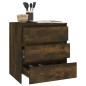 vidaXL Sideboard Räuchereiche 70x41x75 cm Holzwerkstoff vidaXL Sideboard Räuchereiche 70x41x75 cm Holzwerkstoff