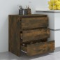 vidaXL Sideboard Räuchereiche 70x41x75 cm Holzwerkstoff vidaXL Sideboard Räuchereiche 70x41x75 cm Holzwerkstoff