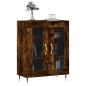 vidaXL Sideboard Räuchereiche 69,5x34x90 cm Holzwerkstoff vidaXL Sideboard Räuchereiche 69,5x34x90 cm Holzwerkstoff