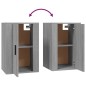 vidaXL 3-tlg. TV-Schrank-Set Grau Sonoma Holzwerkstoff vidaXL 3-tlg. TV-Schrank-Set Grau Sonoma Holzwerkstoff