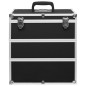vidaXL Kosmetikkoffer 37x24x40 cm Schwarz Aluminium vidaXL Kosmetikkoffer 37x24x40 cm Schwarz Aluminium