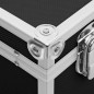 vidaXL Kosmetikkoffer 37x24x40 cm Schwarz Aluminium vidaXL Kosmetikkoffer 37x24x40 cm Schwarz Aluminium