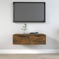 vidaXL Wandschrank Räuchereiche 68x30x20 cm Holzwerkstoff vidaXL Wandschrank Räuchereiche 68x30x20 cm Holzwerkstoff