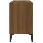 vidaXL TV-Schrank mit Metallbeinen Braun Eichen-Optik 69,5x30x50 cm vidaXL TV-Schrank mit Metallbeinen Braun Eichen-Optik 69,5x30x50 cm