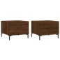 vidaXL Couchtische 2 Stk. Braun Eichen-Optik 50x50x40 cm Holzwerkstoff vidaXL Couchtische 2 Stk. Braun Eichen-Optik 50x50x40 cm Holzwerkstoff