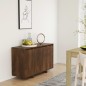 vidaXL Sideboard Braun Eichen-Optik 120x41x75 cm Holzwerkstoff vidaXL Sideboard Braun Eichen-Optik 120x41x75 cm Holzwerkstoff