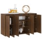 vidaXL Sideboard Braun Eichen-Optik 120x41x75 cm Holzwerkstoff vidaXL Sideboard Braun Eichen-Optik 120x41x75 cm Holzwerkstoff