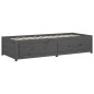 vidaXL Tagesbett Grau 90x190 cm Massivholz Kiefer vidaXL Tagesbett Grau 90x190 cm Massivholz Kiefer