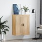 vidaXL Wandschrank Sonoma-Eiche 69,5x34x90 cm Holzwerkstoff vidaXL Wandschrank Sonoma-Eiche 69,5x34x90 cm Holzwerkstoff