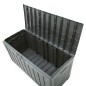 vidaXL Truhe Schwarz 118x53x57 cm Polypropylen vidaXL Truhe Schwarz 118x53x57 cm Polypropylen
