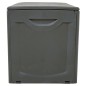 vidaXL Truhe Schwarz 118x53x57 cm Polypropylen vidaXL Truhe Schwarz 118x53x57 cm Polypropylen