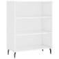 Highboard Hochglanz-Weiß 69,5x34x180 cm Holzwerkstoff Highboard Hochglanz-Weiß 69,5x34x180 cm Holzwerkstoff