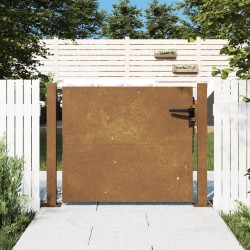 vidaXL Gartentor 105x105 cm Cortenstahl