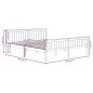 vidaXL Massivholzbett Dunkelbraun Kiefer 200x200 cm vidaXL Massivholzbett Dunkelbraun Kiefer 200x200 cm