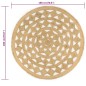 vidaXL Teppich Handgefertigt Geflochten Jute 180 cm vidaXL Teppich Handgefertigt Geflochten Jute 180 cm