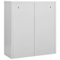 vidaXL Büroschrank Hellgrau 90x40x102 cm Stahl vidaXL Büroschrank Hellgrau 90x40x102 cm Stahl