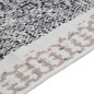 vidaXL Teppich Schwarz und Grau 80x150 cm Baumwolle vidaXL Teppich Schwarz und Grau 80x150 cm Baumwolle