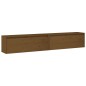 vidaXL Wandschränke 2 Stk. Honigbraun 100x30x35 cm Massivholz Kiefer vidaXL Wandschränke 2 Stk. Honigbraun 100x30x35 cm Massivholz Kiefer