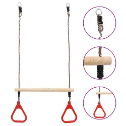 vidaXL Trapezschaukel mit Ringen 