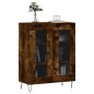 vidaXL Sideboard Räuchereiche 69,5x34x90 cm Holzwerkstoff vidaXL Sideboard Räuchereiche 69,5x34x90 cm Holzwerkstoff