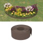 vidaXL Rasenkante Braun 10 m 20 cm Polyethylen vidaXL Rasenkante Braun 10 m 20 cm Polyethylen