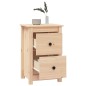 vidaXL Nachttisch 40x35x61,5 cm Massivholz Kiefer vidaXL Nachttisch 40x35x61,5 cm Massivholz Kiefer