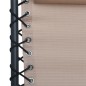 Klappbare Liegestühle 2 Stk. Taupe Textiline Klappbare Liegestühle 2 Stk. Taupe Textiline