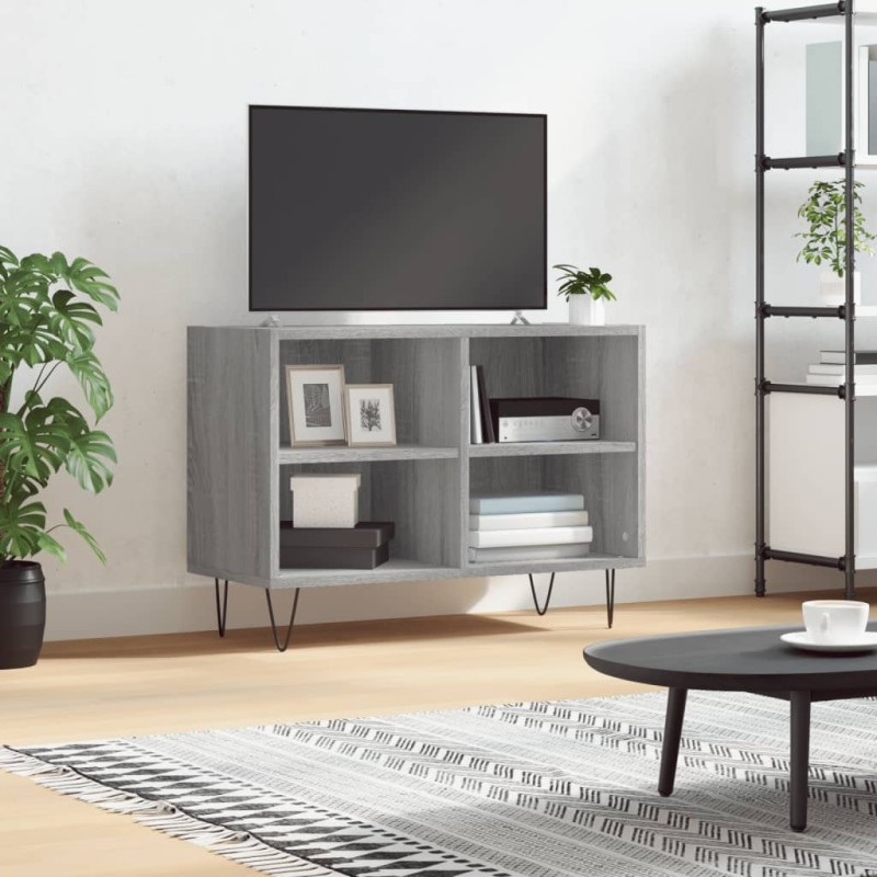 vidaXL TV-Schrank Grau Sonoma 69,5x30x50 cm Holzwerkstoff vidaXL TV-Schrank Grau Sonoma 69,5x30x50 cm Holzwerkstoff