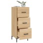 vidaXL Sideboard Sonoma-Eiche 34,5x34x90 cm Holzwerkstoff vidaXL Sideboard Sonoma-Eiche 34,5x34x90 cm Holzwerkstoff