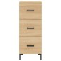 vidaXL Sideboard Sonoma-Eiche 34,5x34x90 cm Holzwerkstoff vidaXL Sideboard Sonoma-Eiche 34,5x34x90 cm Holzwerkstoff