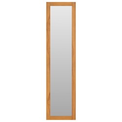 vidaXL Wandspiegel mit Regalen 30×30×120 cm Teak Massivholz 