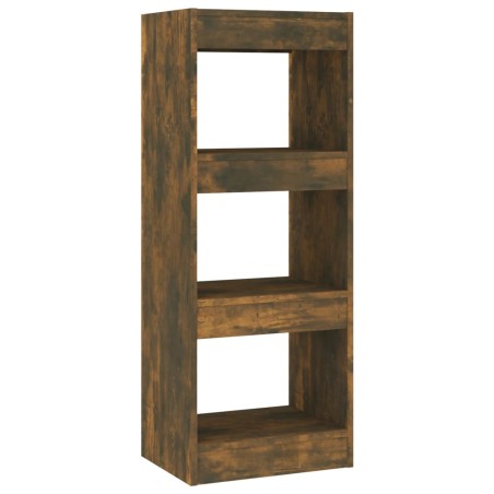 vidaXL Bücherregal/Raumteiler Räuchereiche 40x30x103 cm Holzwerkstoff