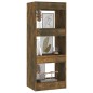 vidaXL Bücherregal/Raumteiler Räuchereiche 40x30x103 cm Holzwerkstoff vidaXL Bücherregal/Raumteiler Räuchereiche 40x30x103 cm Holzwerkstoff