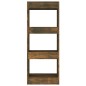 vidaXL Bücherregal/Raumteiler Räuchereiche 40x30x103 cm Holzwerkstoff vidaXL Bücherregal/Raumteiler Räuchereiche 40x30x103 cm Holzwerkstoff