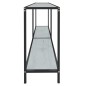 vidaXL Konsolentisch Weiß 160x35x75,5 cm cm Hartglas vidaXL Konsolentisch Weiß 160x35x75,5 cm cm Hartglas
