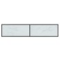 vidaXL Konsolentisch Weiß 160x35x75,5 cm cm Hartglas vidaXL Konsolentisch Weiß 160x35x75,5 cm cm Hartglas