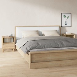 vidaXL Nachttische 2 Stk. Sonoma-Eiche 40x35x50 cm