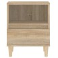 vidaXL Nachttische 2 Stk. Sonoma-Eiche 40x35x50 cm vidaXL Nachttische 2 Stk. Sonoma-Eiche 40x35x50 cm