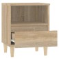 vidaXL Nachttische 2 Stk. Sonoma-Eiche 40x35x50 cm vidaXL Nachttische 2 Stk. Sonoma-Eiche 40x35x50 cm