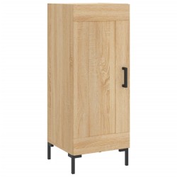 vidaXL Sideboard Sonoma-Eiche 34,5x34x90 cm Holzwerkstoff