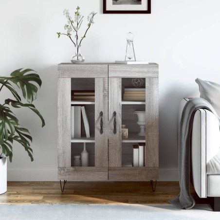 vidaXL Sideboard Grau Sonoma 69,5x34x90 cm Holzwerkstoff