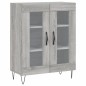 vidaXL Sideboard Grau Sonoma 69,5x34x90 cm Holzwerkstoff vidaXL Sideboard Grau Sonoma 69,5x34x90 cm Holzwerkstoff