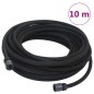 vidaXL Tropfschlauch Schwarz 0,6" 10 m Gummi vidaXL Tropfschlauch Schwarz 0,6" 10 m Gummi