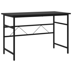 vidaXL Computertisch Schwarz 105x55x72 cm MDF und Metall